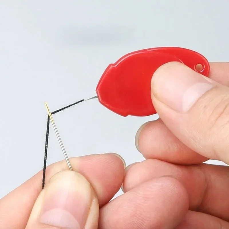 Needle Threader 5/10/20Pcs Auto Elderly Guide Simple Device for DIY Machine Sewing Work Cross-Stitch