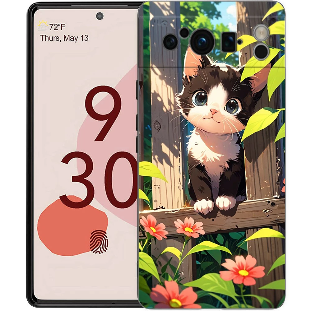 Cute Cartoon Cat Soft TPU Phone Case