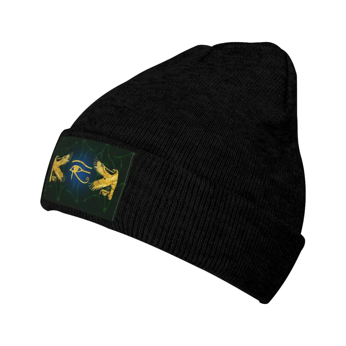 

Eye Of Horus Falcons Wedjat Eye Knitted Hat Beanies Autumn Winter Hat Warm Street Egyptian Ancient Egypt Caps Men Women Gift