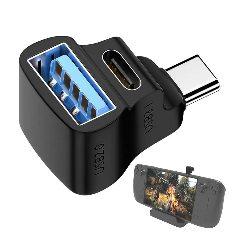 

USB Type C Extender 90 Degree USB Type-C Transformation Adapter Computer Cable Adapters For Smartphone Camcorder Digital Camera