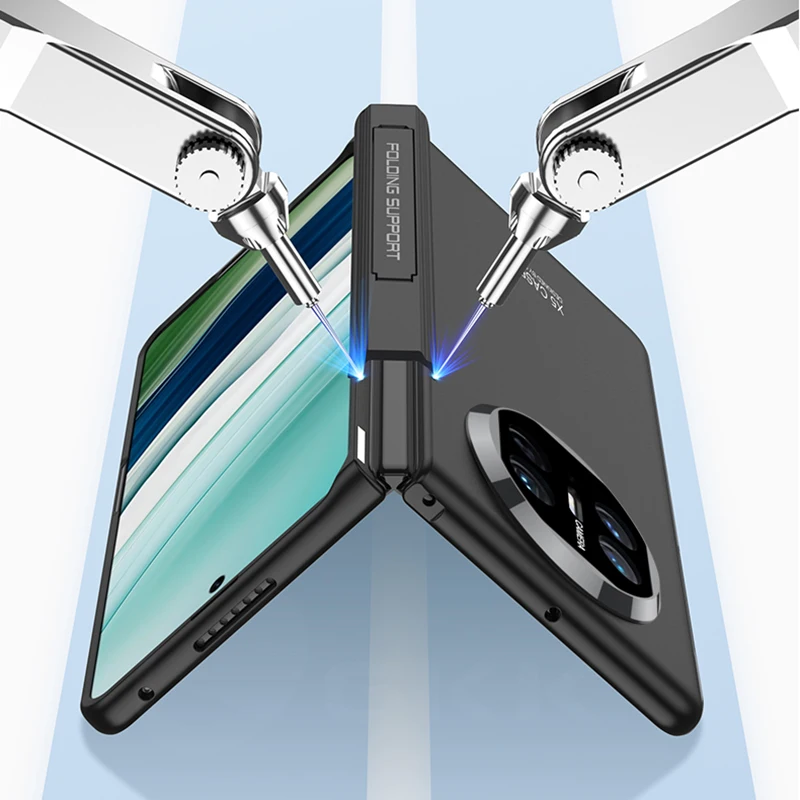 Original Case for Huawei Mate X5 X3 Magnetic Hinge Holder With Screen Glass Came