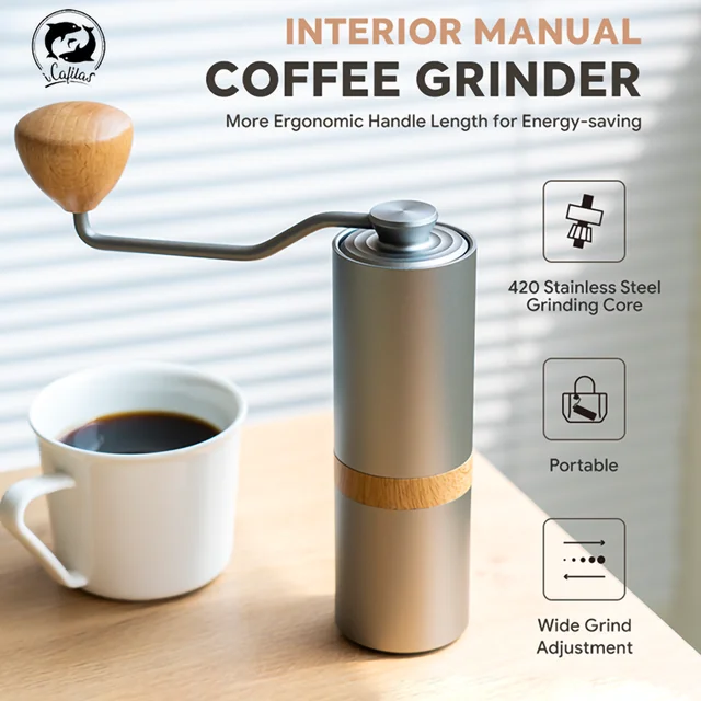 This Coffee Grinder with Integrated Scale Is a Coffee Helper