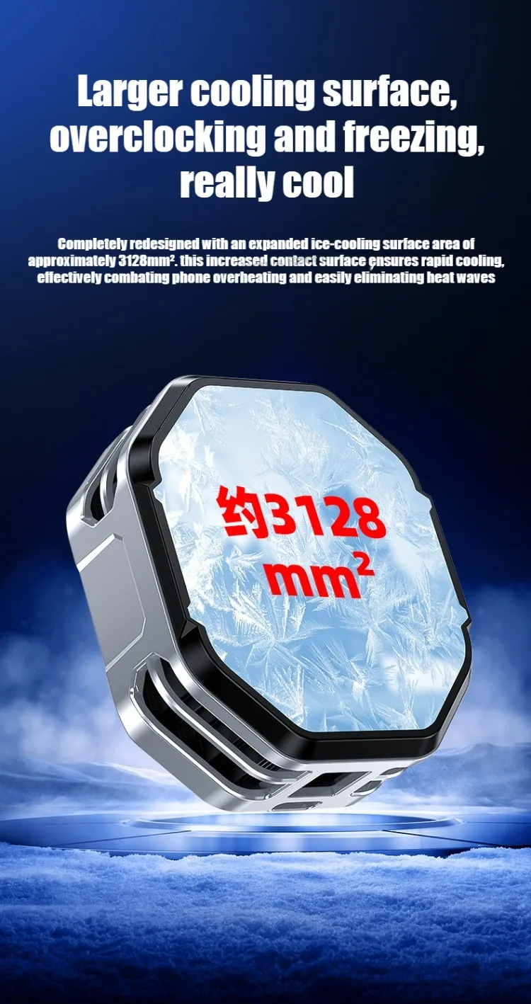 TH28 Semiconductor Phone Cooler 15V/2A High Powerful Cooling Radiator Multi Gears Adjustable Temperature Control With_voghion.com