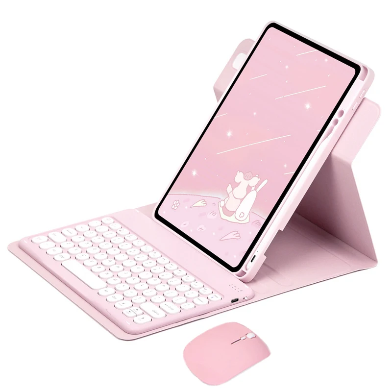 Enhanced 360° Rotating Keyboard Case with Adjustable Stand