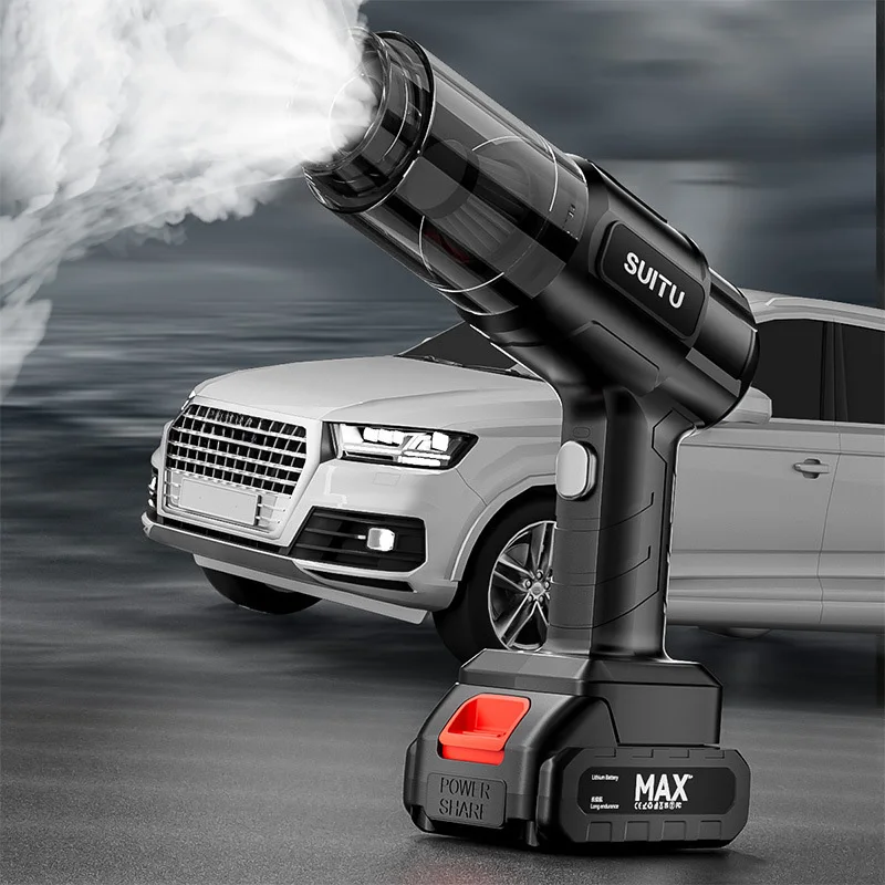 Xiaomi Car Vacuum Cleaner Wireless Handheld Mini Super Strong Suction Ultra-long-life Lithium Battery Car Supplies Portable 3