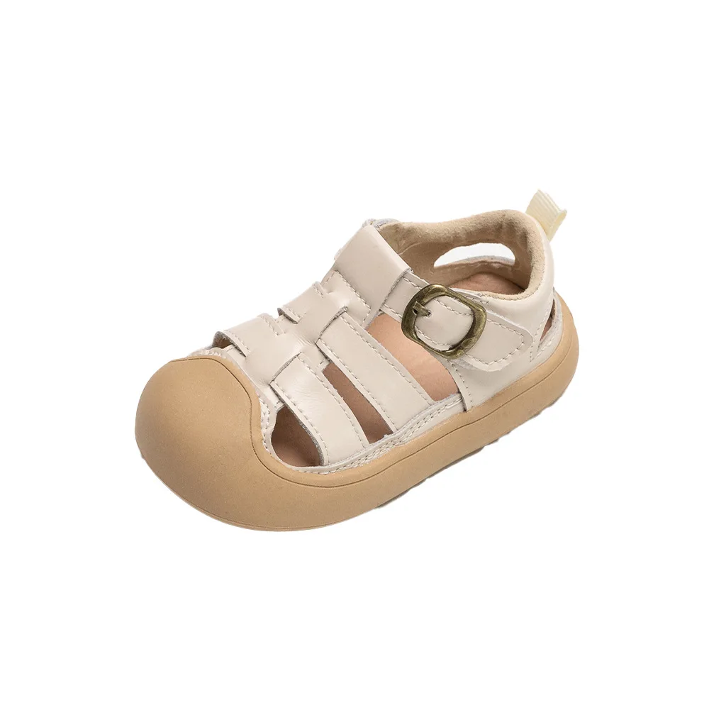 Sandali Estivi Per Bambini In Vera Pelle Sandali Con Fibbia In Metallo Per Ragazze Sandali Da Spiaggia Per Ragazzi Sandali In Morbida Pelle Di Vacchet