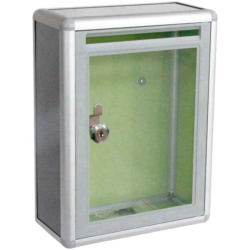 Small Lockable Proposal Box Metal Proposal Box Wall Mounted Home Office With Lock And Key