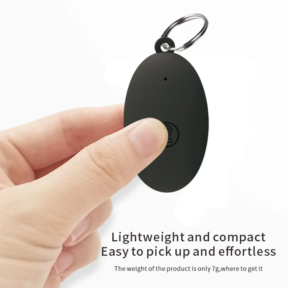 Smart Mini GPS Tracker Key Kids Bag Finder Pets Locator Rugby Shape Bluetooth Tracker Device Anti-lost Reminder for IOS/ Android