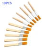 10 pieces of wood handle small brush electronic products to remove dust computer keyboard motherboard cleaning tool soft hair 1
