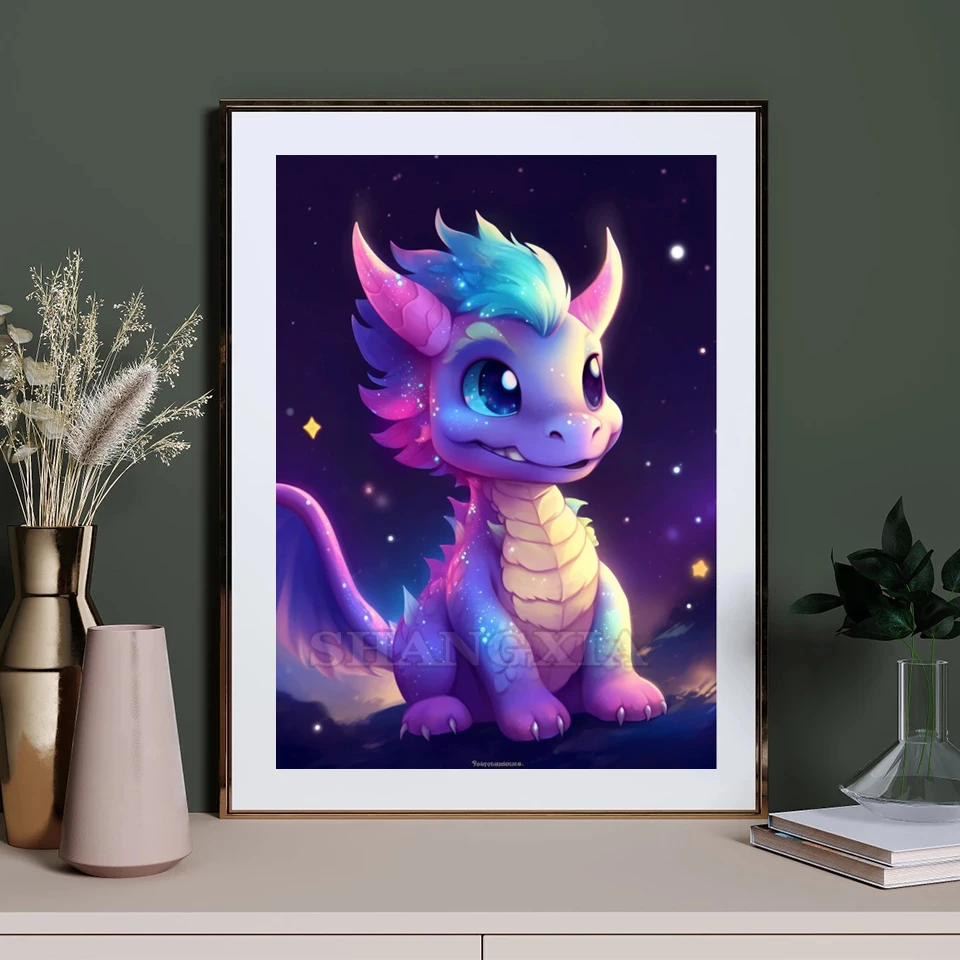 Full Mosaic Diamond Painting Animals Cat Dog Monkey Pterosaur Unicorns 5D Embroidery Home Decor DIY Rhinestone Cross Stitch A4 diamond painting