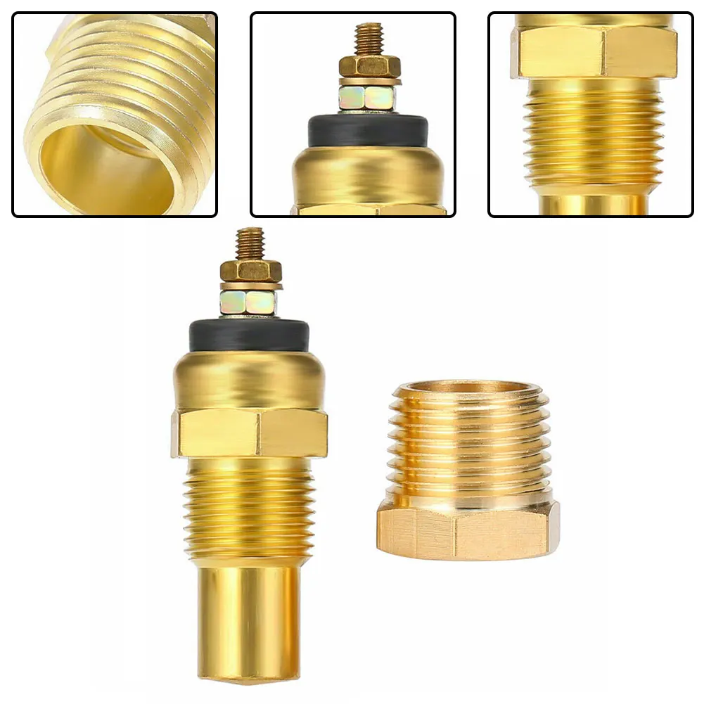 

Auto Engine Cooling Electric Fan NPT 3/8 Thermostat Temperature Switch Fits For 10 12 14 16 Inch Fans 165-185 Degrees F