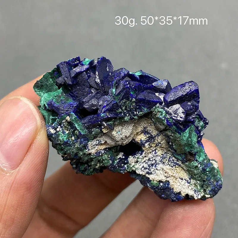 Natural beautiful Azurite and Malachite symbiotic mineral specimen crystal Stones and crystals Healing crystal