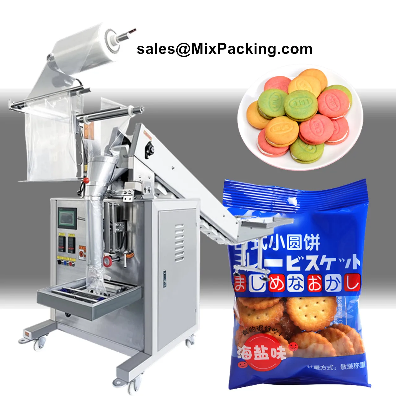 Potato Chips Snacks Dried Fruit Puffed Food Chain Bucket Packaging Machine