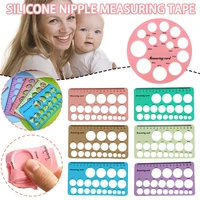 Silicone Double Sides Nipple Measuring Ruler Tool Efficient Breast Pump Feeding Supply Breastpump Accessories for New Mothe Baby 1