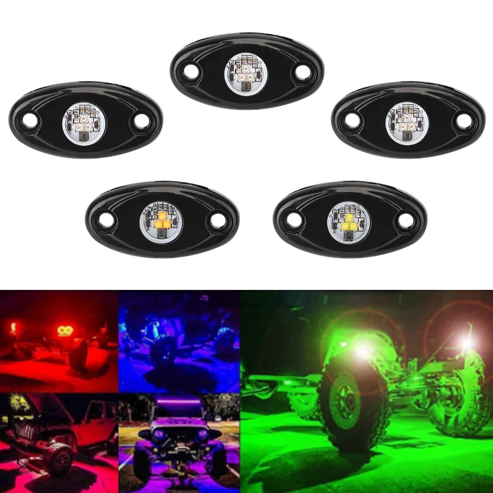 

24V 12V Motorcycle Decorative Lamps Car Underbody Chassis RGB Lights LED DRL Day Running Automotive Accessories Off Road 4x4 ATV