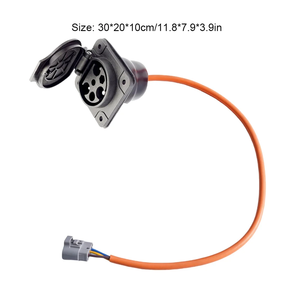 ST-031016-PZ Electric Golf Cart Charger Receptacles Head Replacement for Cart Charger Port 3 Pin Charge Cable 30A 110V-220V