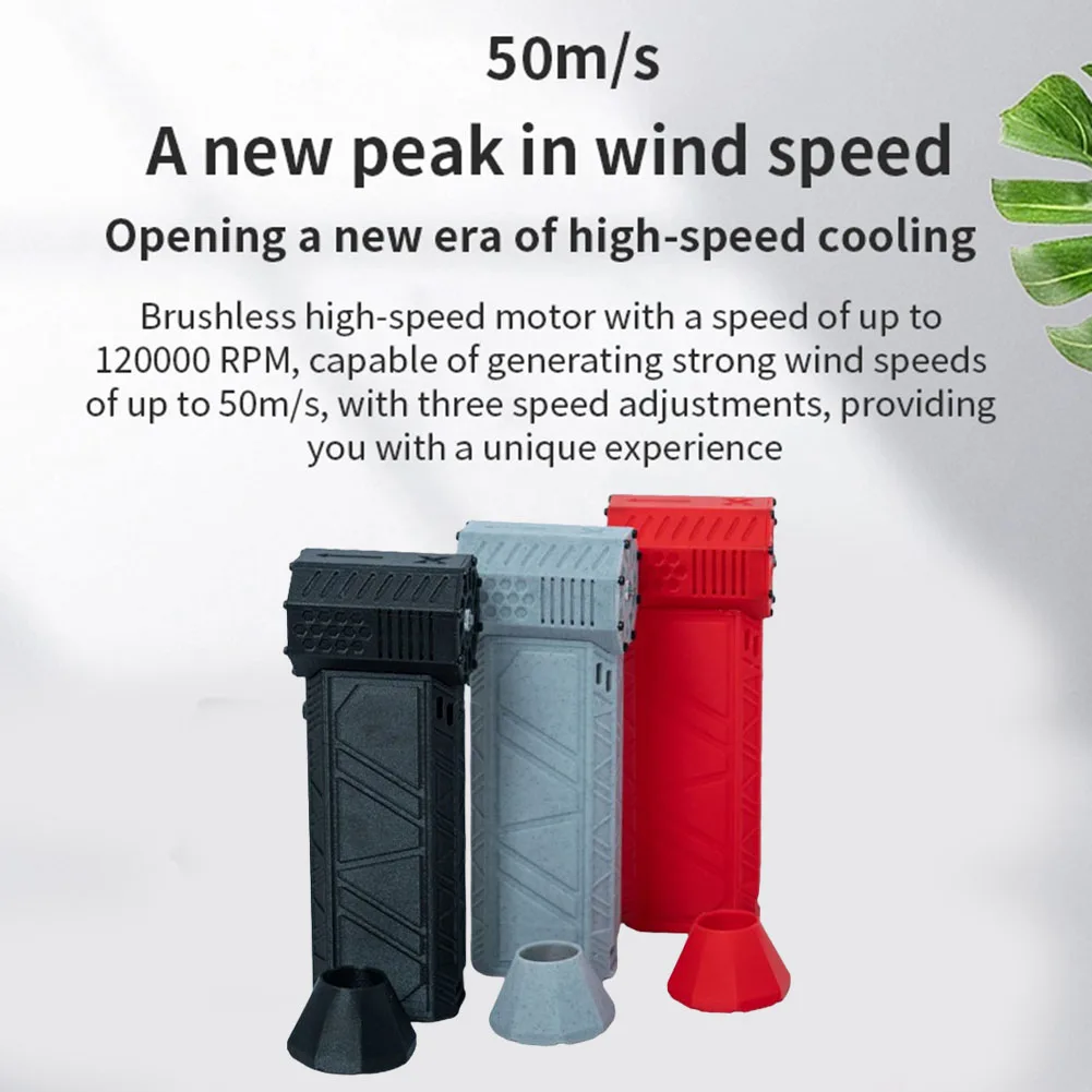

Dust Blower Computer Keyboard Duster Wireless High Power Small High Speed Fan 120000 RPM/min 126*46*32mm 2500mAH