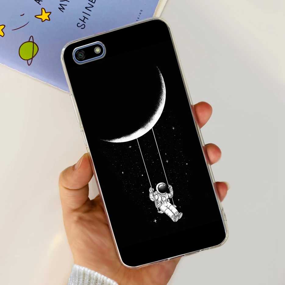 Luxury Painted Clear Silicone Soft Phone Case - Decorative Back Cover