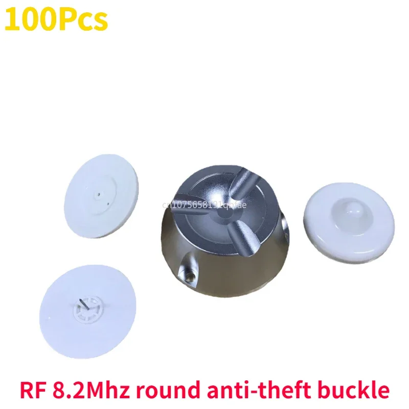 

Anti-theft Magnetic Buckle Radio Frequency 8.2Mhz Round Anti-theft Buckle Clothing Luggage Hard Label Eccentric Circle Security