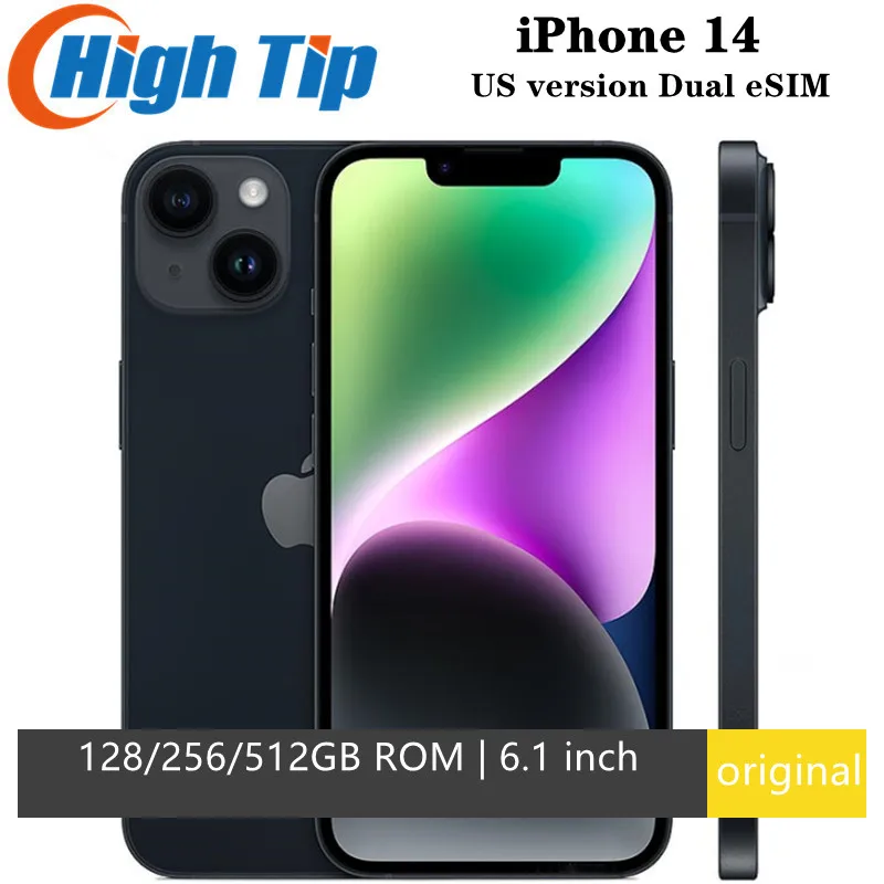 Apple iPhone 14 アメリカ版 Dual eSIMフリー , 海外版 米国版 iPhone 14 はeSIMオンリー、SIMトレイなし