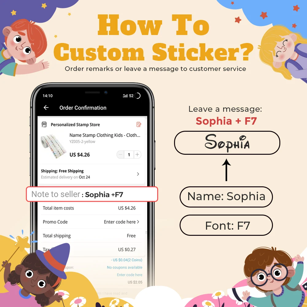 Customize Name Stickers Waterproof Personalized Children School Stationery Variety Patterns Animal Tags 30,60,120Pcs name stickers,name sticker
