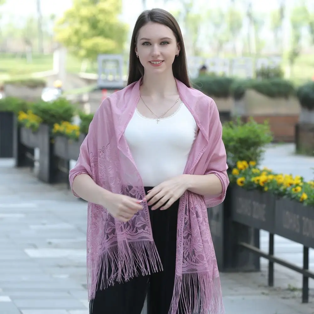 

Party Tassels Dress Shawl Wraps Bridesmaid Shawl Hair Scarves Cheongsam Shawl Lace Scarf Women Scarf Beach Yarn Bride Shawl