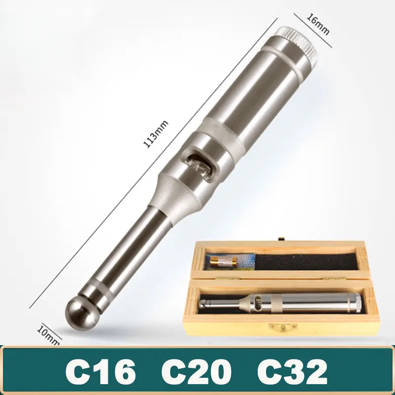 C16 C20 C32 Photoelectric edge Center Finder Touch Point Sensor CNC Machine Precision LED Sound Optical Edge Finder Touch Point - Image 2