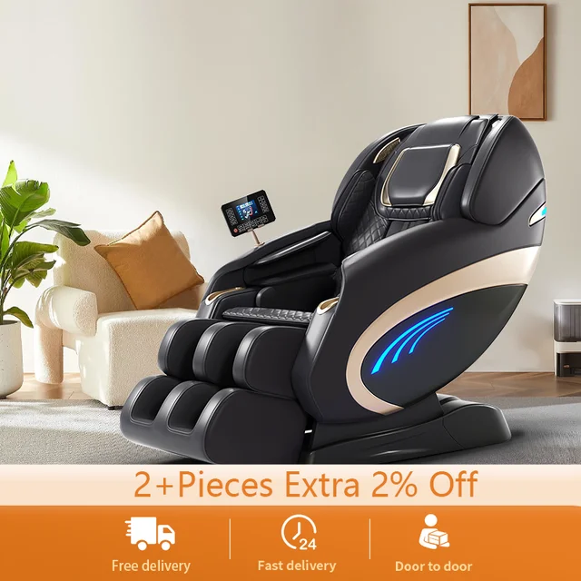 Jare K8 Electric Zero Gravity SL TRACK AUTO EXTEND LEG VOICE Body Cheap Recliner Shiatsu Life Power Relax Massage Chair