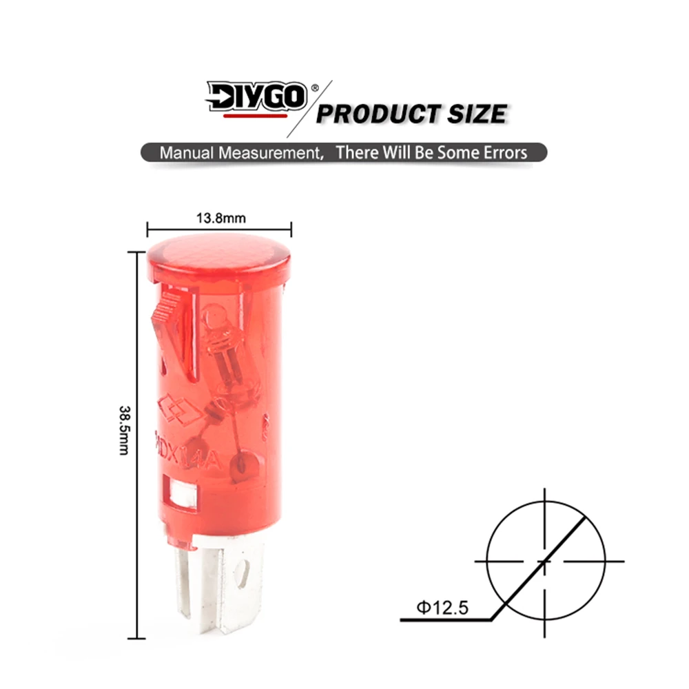 Рисунок 6 - неоновые индикаторы 12 В 24 В 220