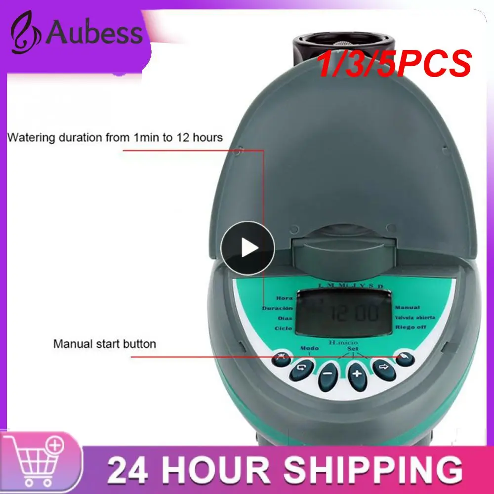 

1/3/5PCS Automatic Electronic Garden Watering Timer Irrigation Controller Home Gardening
