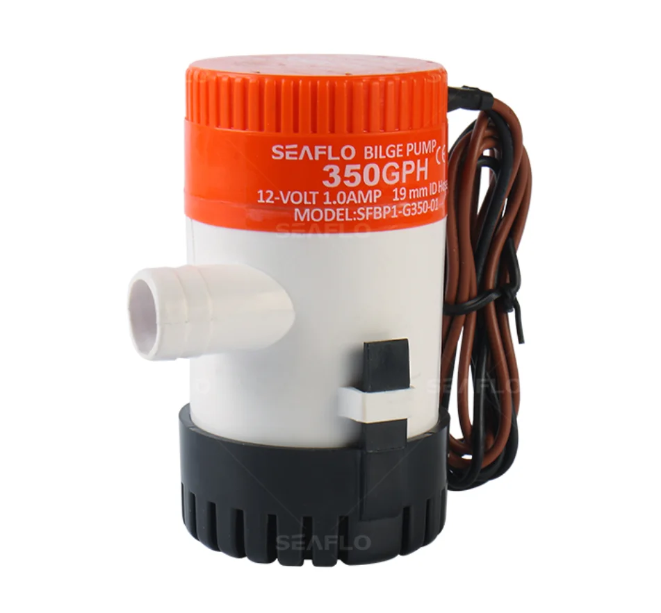 

SEAFLO 01 Series 350/500/750/1100 GPH Bilge Pump Non-Automatic Marine Boat RV Caravan