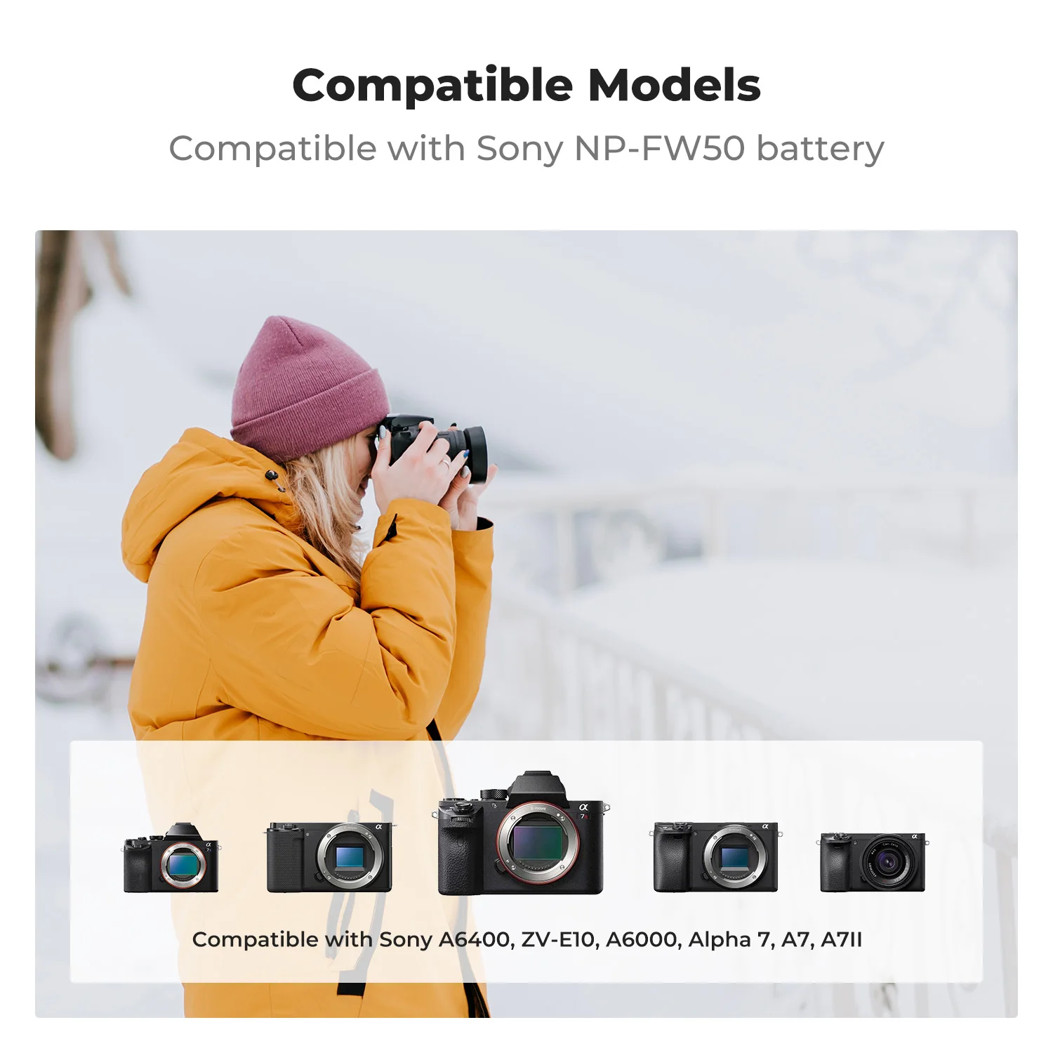 K&F Concept NP-FW50 LCD 디스플레이가 있는 트리플 충전기,  A6000/A6400/A7 시리즈 카메라용 3슬롯 USB 타입-C 고속 충전기