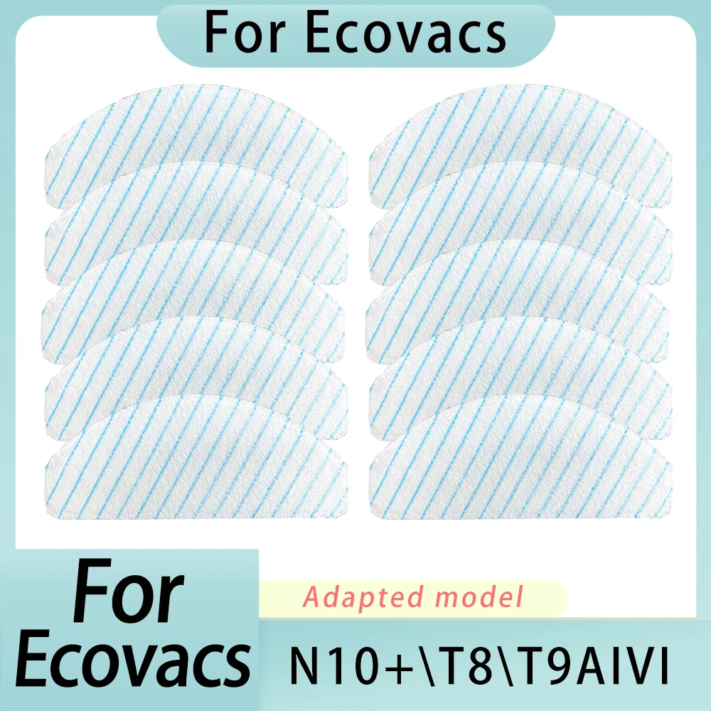 

Фонарики Для Ecovacs N10 Plus 10 + 8 8 plus 8 PRO 9 + детали, моющиеся накладки для швабры, тряпки из микрофибры, аксессуары