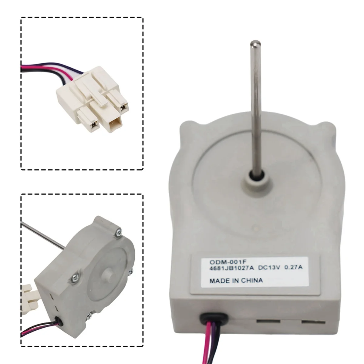 DC 13V Refrigerator Freezer Evaporator Fan Motor for Refrigerator 4681JB1027A B196ACF GC-A207NIS GR-B207NIS GC-B197WFS HOT