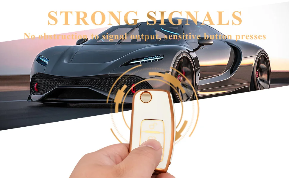 Tpu Auto Schlüssel Fall Abdeckung Für Ford Focus 2 MK2 Fiesta Mondeo Galaxy Falcon Territory Ecosport Kuga Escape Schlüssel Fob fall Schlüsselbund – Detail 8