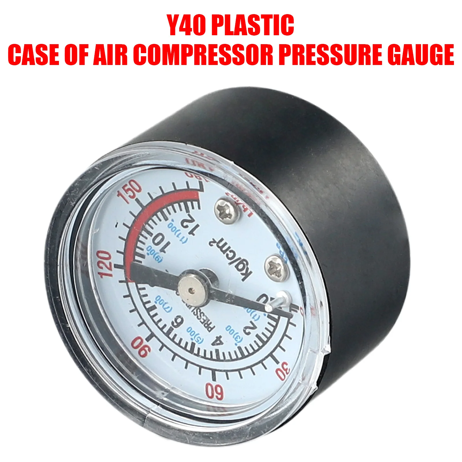Air Compressor Pneumatic Hydraulic Fluid Pressure Gauge 1/8 NPT Thread 0-12Bar 0-180PSI Manometer Double Scale