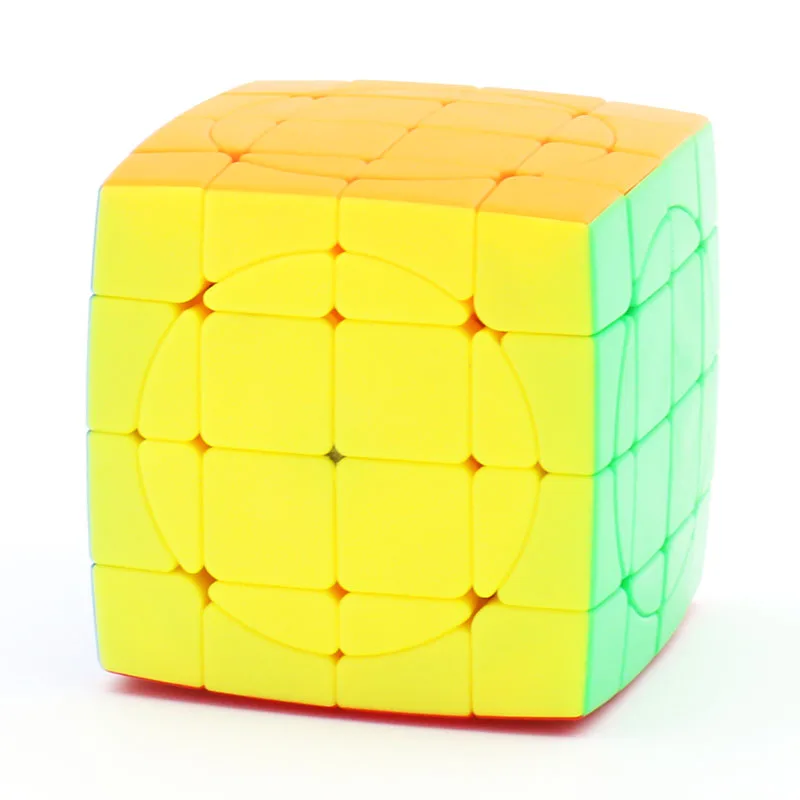 sengso Circular 4x4x4 Cube II 2.0 Crazy Strange-Shape Magic Cube Twisty Puzzle Stickerless Children Kids Adult Intelligence Toy 2