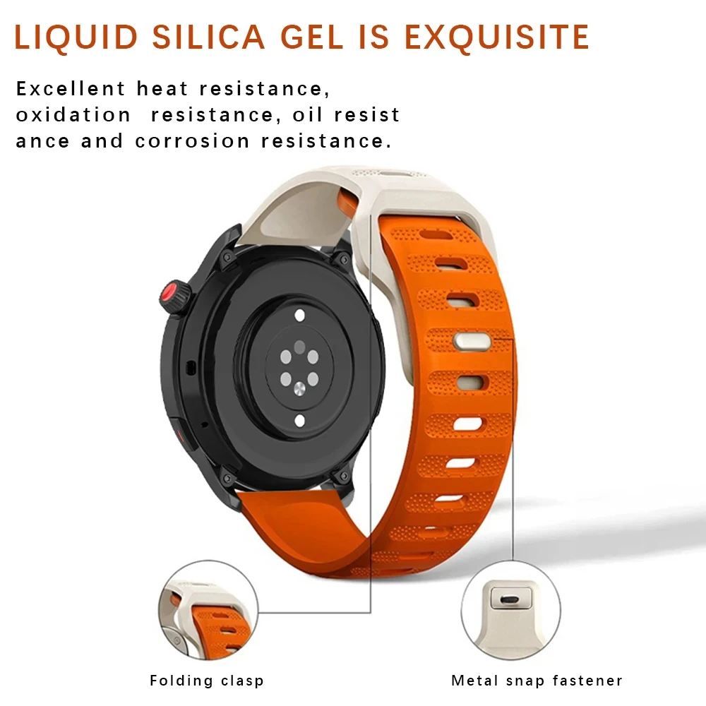 Premium Silicone Sport Band with Screen Protector - Replaceable Bracelet Accessories