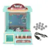 Rechargeable Mini Arcade Machine Manual Claw Machine Toy for Birthday Gifts DIY Electric Claw Machine Grab Doll Clip 2