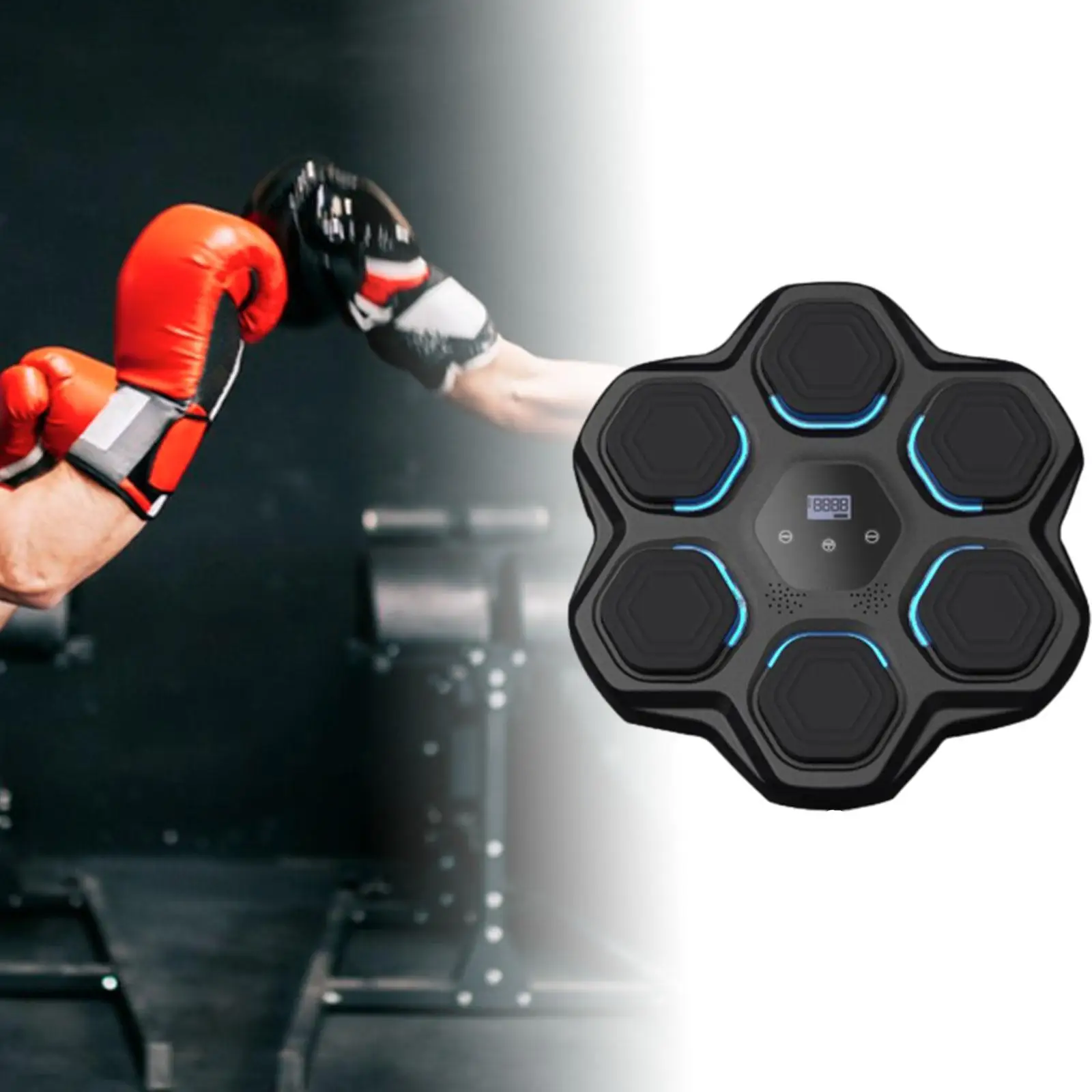 Electronic Boxing Machine Smart Boxing Equipment Music Punching Pad for Indoor Sports Martial Arts Relaxing Kickboxing Sandbag