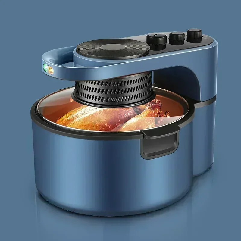 New Multi-Function Visual Air Fryer: Automatic Intelligent Rotary Large Capacity Electric Fryer & Electric Oven 4