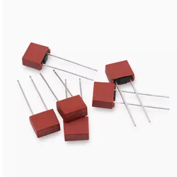 10 - Pack Assorted Amp Square Plastic Fuses, 250V - 0.5A