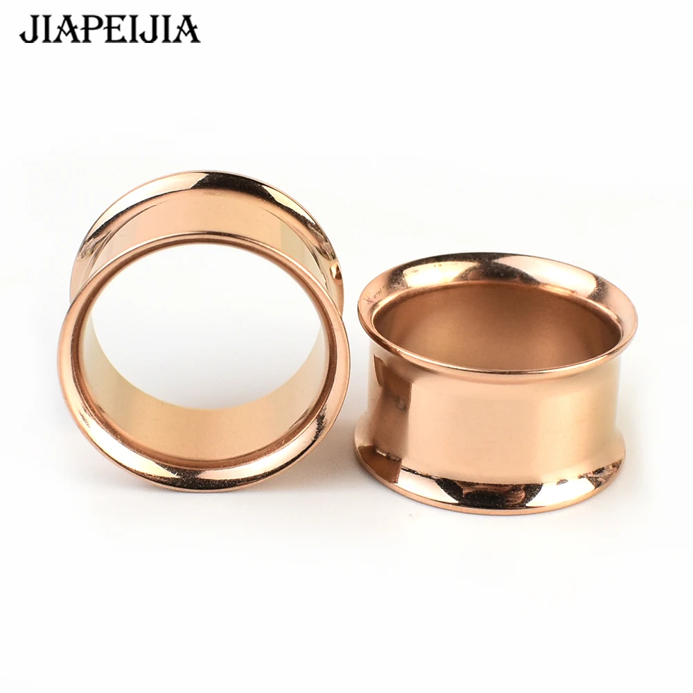 Piercing Jewelry Ear Piercing Jewelry Metal Jewelry Body Piercing Jewelry Body Jewelry 3-50mm 2pcs Ear Plugs Tunnels Gauges Stainless Steel Ear Stretcher for Women Men