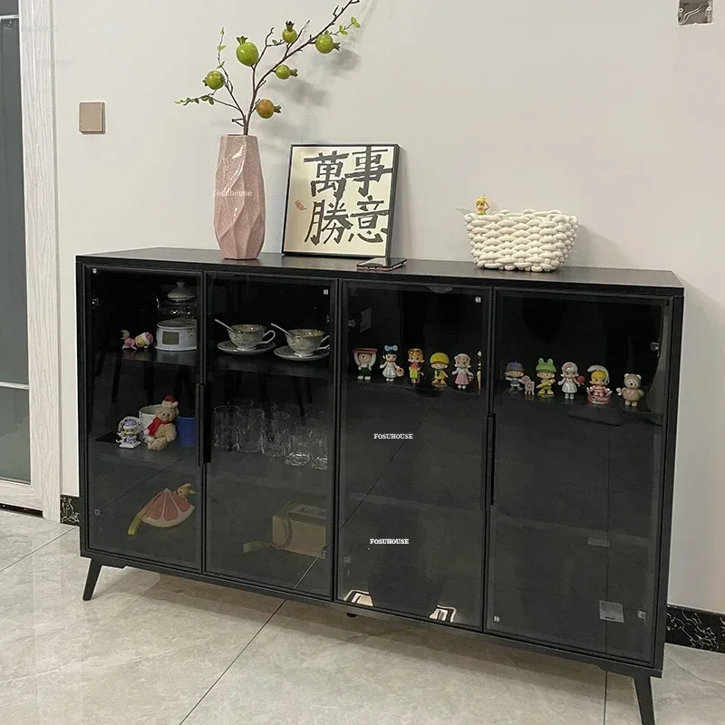 Nordic Dining Room Furniture Light Luxury glass Sideboards Minimalist Kitchen Locker et Sideboard Home Hotel Storage Cabinet