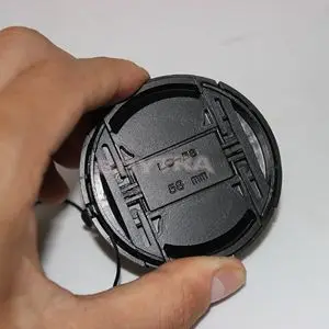 Camera Anti-lose Cord Lens Cover Snap-on Front 18-55 58mm Cap For Iconic Brand 450D 500D 550D 600D