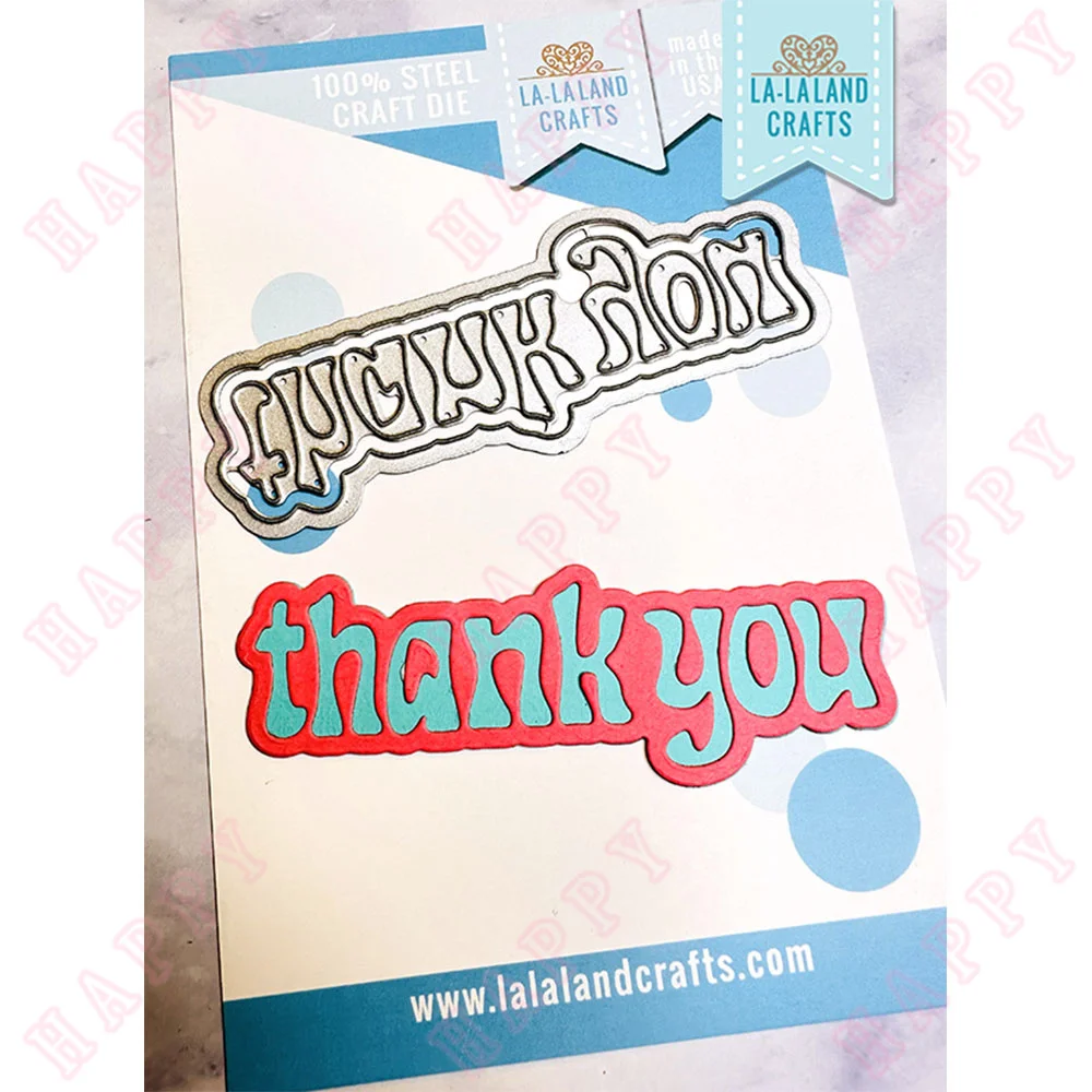 

New Metal Cutting Dies Layered Thank You Decoration For DIY Scrapbook Diary Album Paper Template Greet Card Embossing Handcraft