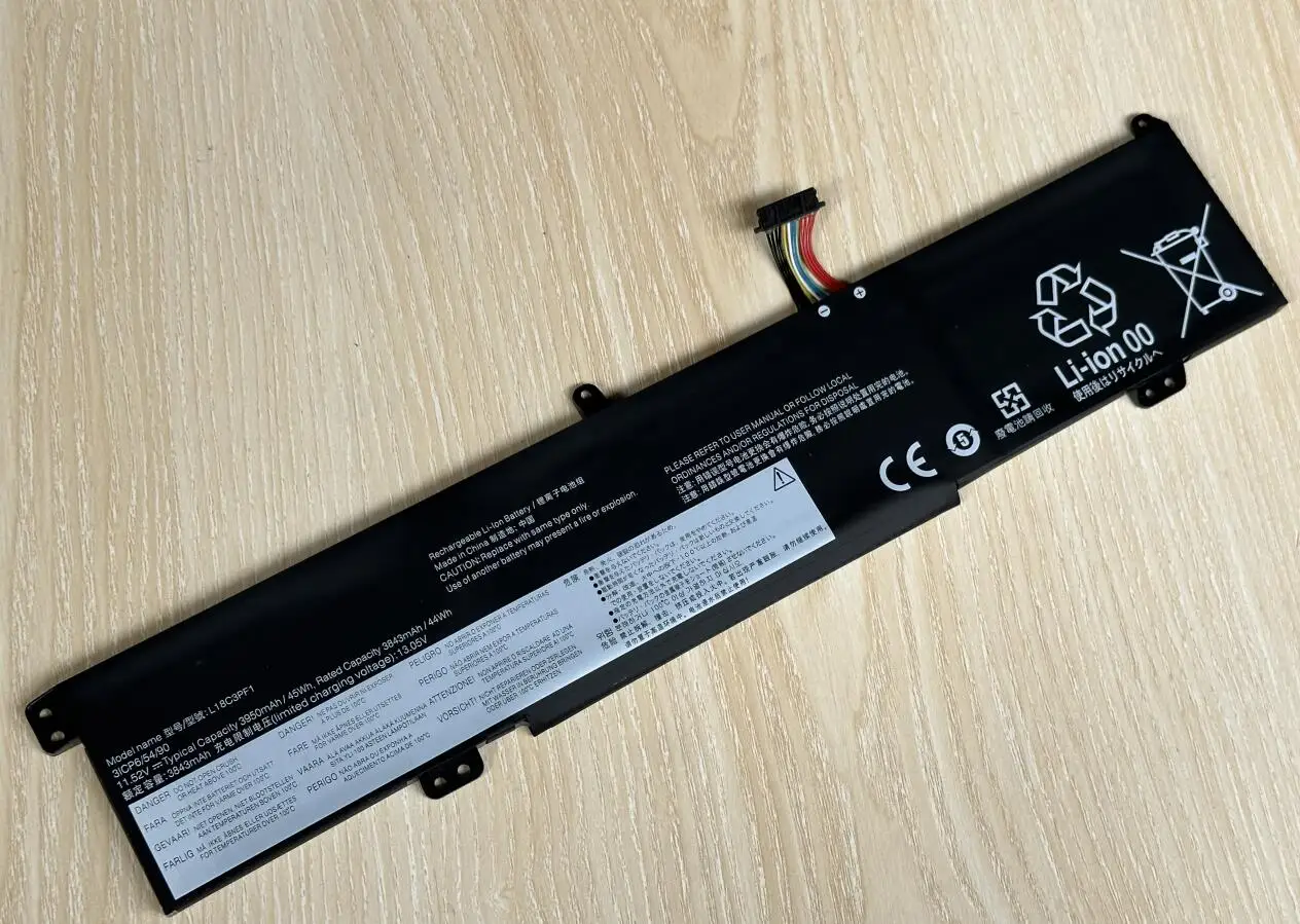 Bateria do Portátil para Lenovo Ideapad L18c3pf1 L18m3pf1 L34015irh L340-17irh Gaming Series 5b10t04975 11.52v 45wh - Imagem 3