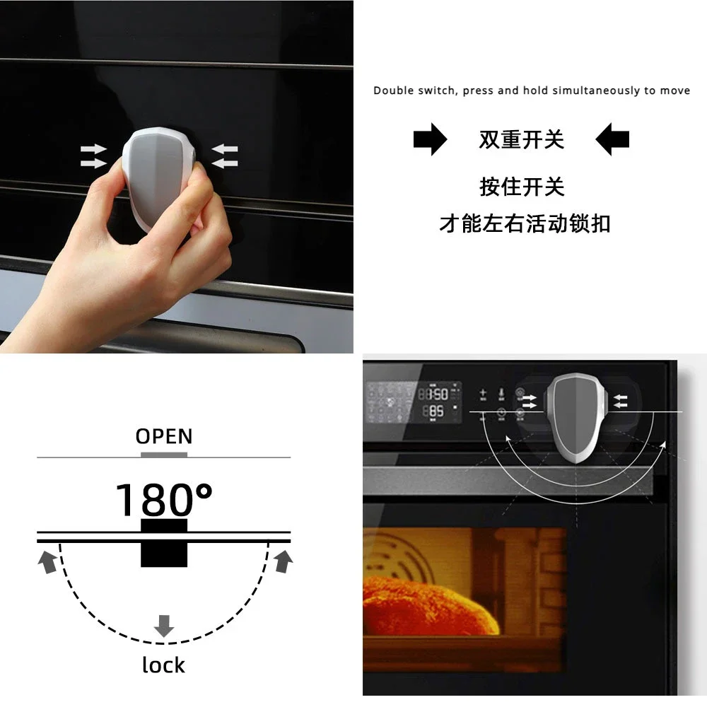 Baby Oven Door Lock for Kitchen Child Safety cabinet lock child lock safety lock