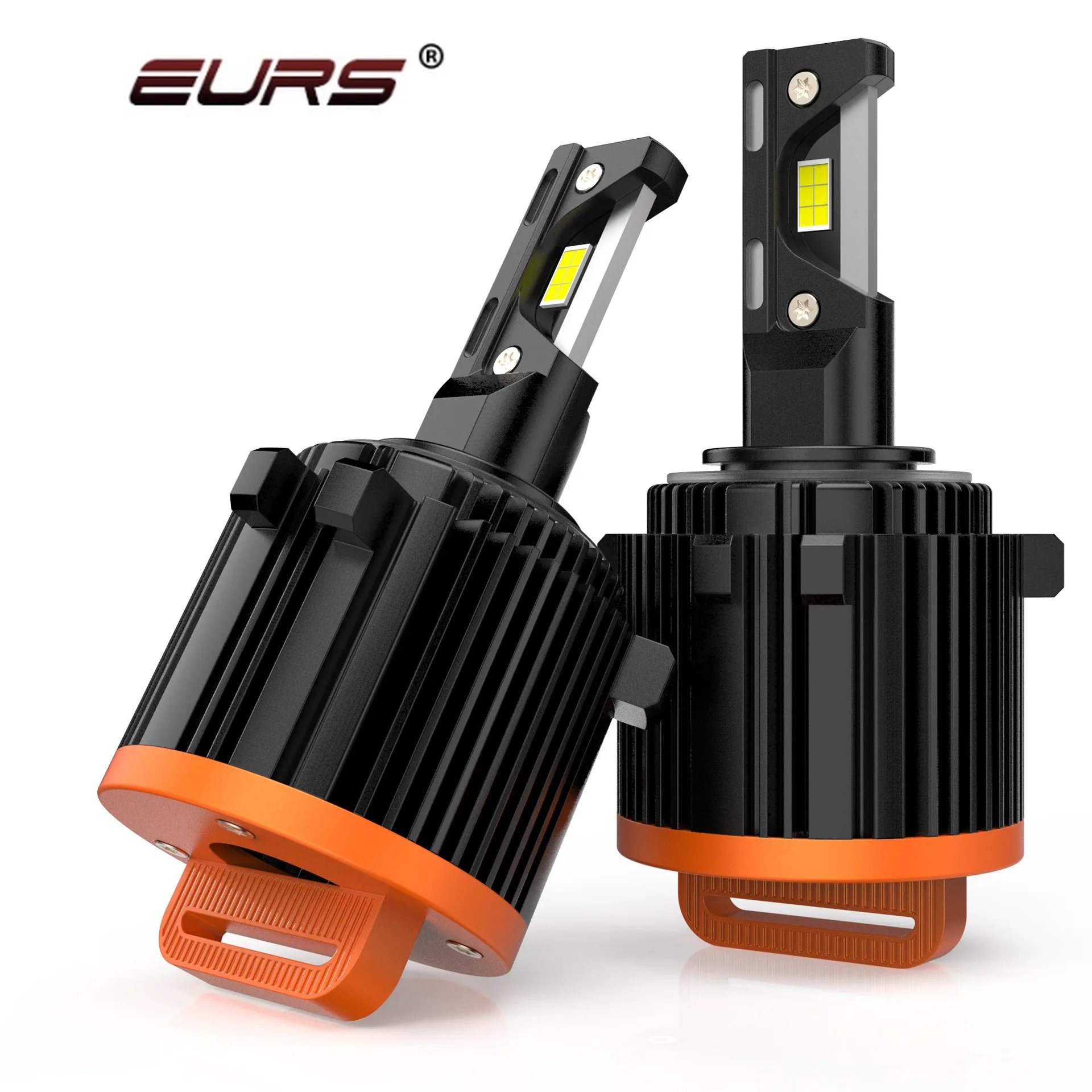 2PCS H15 LED Bulb Headlight Lamp 72W 6000K High Bright GT7 H7 LED No Canbus Error Headlights for VW Car Golf 6 Golf 7 12V White