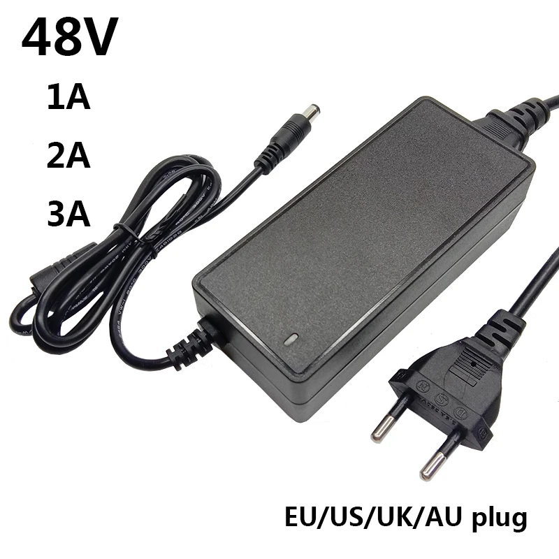 Adattatore Ac Dc 48 V 1A 2A 3A Adattatore Di Alimentazione Universale Switching Convertitore 48 V Volt 3000Ma 48 V1A 48 V2A 48 V3A 5.5 X2.1-2.5Mm